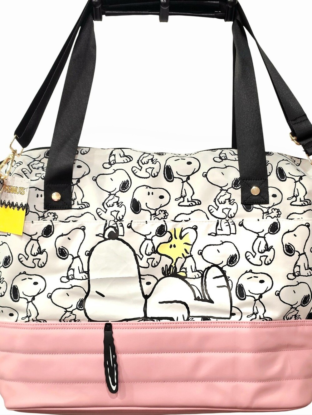 Peanuts Snoopy & Woodstock Quilted Weekender Bag